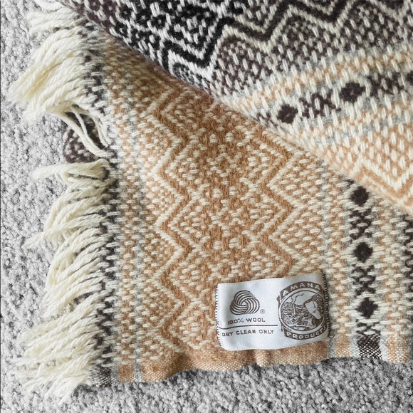Amana Products 100% Wool Throw Blanket Missoni Print - Picture 3 of 8